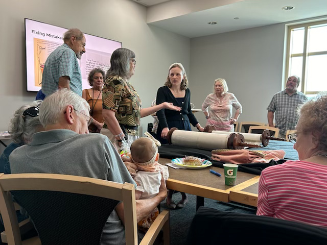 The Art of the Torah Scribe with Rabbi Stephanie Breitsman at a Jewish Family Service Village Program
