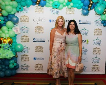 Brett Matik and Mandanna Salartash at the Styled for a Cause fundraiser June 2026