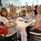 Debra Greenwald, Bonnie Steiner, Norma Augustine, Arlene Singer at the JFS Card Party on August 20, 2026